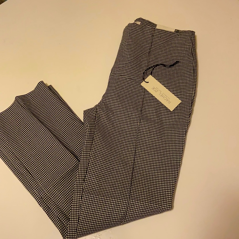 Rachel Zoe checkered pants
